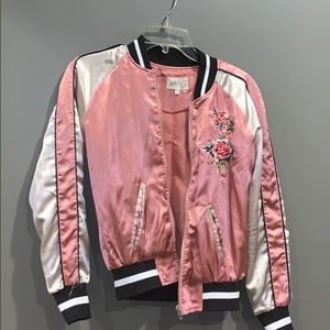 Nordstrom Pink Bomber Jacket